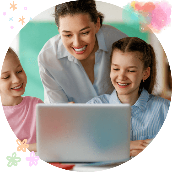 Child reading with ReadClub