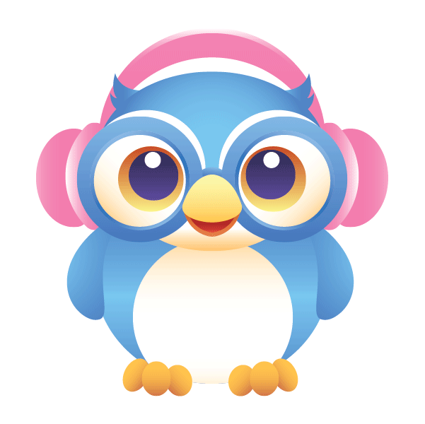 Lola, an owl who loves stories